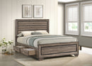 Kauffman Panel Platform Storage Bed - Michael's Discount Furniture