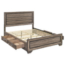 Kauffman Panel Platform Storage Bed - Michael's Discount Furniture