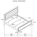 Kauffman Panel Bed - Michael's Discount Furniture