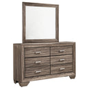 Kauffman Dresser with Mirror - Michael's Discount Furniture