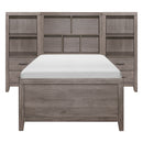 Woodrow-4pc Set Twin Wall Bed with Toy Boxes (TB+2PNS+TFT) image