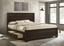 Kauffman Panel Platform Storage Bed - Michael's Discount Furniture
