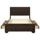 Kauffman Panel Platform Storage Bed - Michael's Discount Furniture