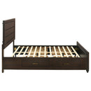 Kauffman Panel Platform Storage Bed - Michael's Discount Furniture