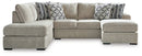 Calnita Sectional with Chaise - Michael's Discount Furniture