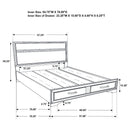 Miranda Panel Platform Storage Bed - Michael's Discount Furniture