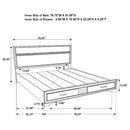 Miranda Panel Platform Storage Bed - Michael's Discount Furniture