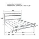 Miranda Panel Platform Storage Bed - Michael's Discount Furniture