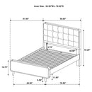 Robyn Panel Platform Bed - Michael's Discount Furniture