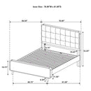Robyn Panel Platform Bed - Michael's Discount Furniture