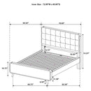 Robyn Panel Platform Bed - Michael's Discount Furniture