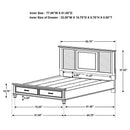 Franco Panel Platform Storage Bed - Michael's Discount Furniture