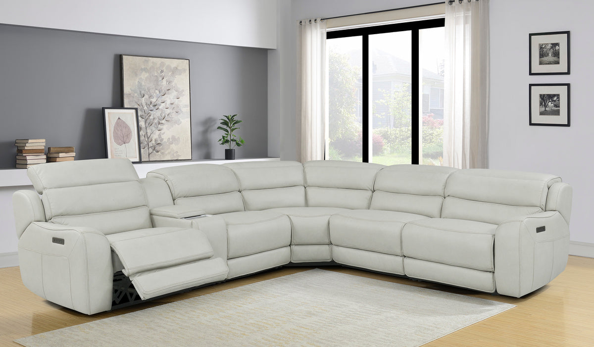 Gearhart leather sectional discount