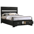 Miranda Panel Platform Storage Bed - Michael's Discount Furniture