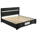 Miranda Panel Platform Storage Bed - Michael's Discount Furniture