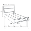 Miranda Panel Platform Storage Bed - Michael's Discount Furniture