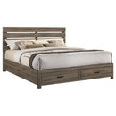 Brantford Panel Platform Storage Bed - Michael's Discount Furniture