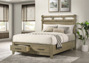 Hazlewood Panel Platform Storage Bed - Michael's Discount Furniture