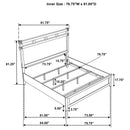 Hazlewood Panel Bed - Michael's Discount Furniture