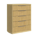 Sylvie UPH Bedroom Set with White Fabric