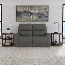 Carter Latitudes Power Reclining Loveseat with Power Headrests & Lumbar - 5000006530 - Michael's Discount Furniture