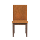 Santa Barbara Dining Side Chair with Fabric in Walnut (2 Per Carton)