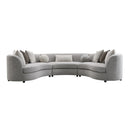 Sectional Sofa w/9 Pillows