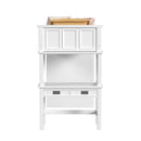 Hampton Kids Loft with Staircase and Desk with Speaker Bedroom Set
