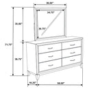 Watson Dresser with Mirror - Michael's Discount Furniture