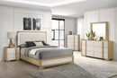 Hyland Panel Bed with LED Lighting - Michael's Discount Furniture
