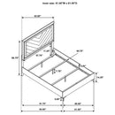 Cassia Panel Bed with LED Lighting - Michael's Discount Furniture