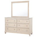 Pembroke Dresser with Mirror - Michael's Discount Furniture