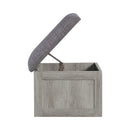 Uster Coffee Table W/Four storage Stools Grey