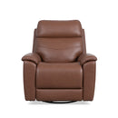 Refined Perfect Match Power Swivel Gliding Recliner with Power Headrest & Lumbar