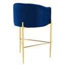Savour Tufted Performance Velvet Bar Stool Set of 2