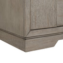 Kelis 3-Drawer Nightstand with USB in Grey