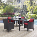 Convene 5 Piece Outdoor Patio Dining Set