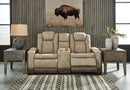 Next-Gen DuraPella Power Reclining Loveseat with Console - Michael's Discount Furniture