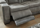 Next-Gen DuraPella Power Reclining Loveseat with Console - Michael's Discount Furniture