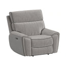 Jackpot P1 Recliner in Explore Light Grey