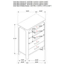Solano Chest of Drawers - Michael's Discount Furniture