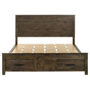 Woodmont Panel Platform Storage Bed - Michael's Discount Furniture