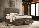 Woodmont Panel Platform Storage Bed - Michael's Discount Furniture