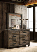 Woodmont Dresser with Mirror - Michael's Discount Furniture