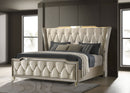 Lorient Wingback Bed with LED Lighting - Michael's Discount Furniture