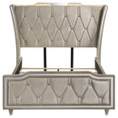 Lorient Wingback Bed with LED Lighting - Michael's Discount Furniture