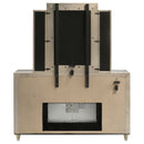 Lorient LED Dresser with LED Mirror and Flame Visualizer - Michael's Discount Furniture