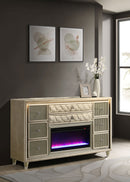 Lorient LED Dresser with Flame Visualizer - Michael's Discount Furniture