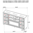 Lorient LED Dresser with Flame Visualizer - Michael's Discount Furniture