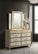 Lorient LED Dresser with LED Mirror - Michael's Discount Furniture